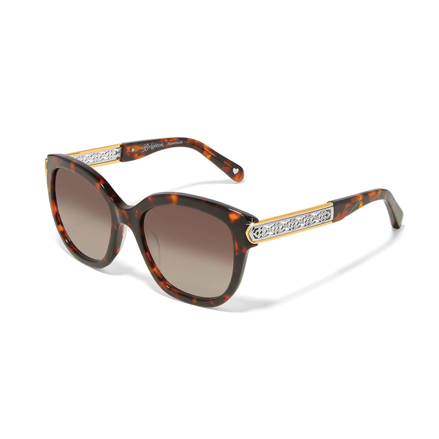 Amber Tortoise Sunglasses with Brown Gradient Lenses – Intrigue