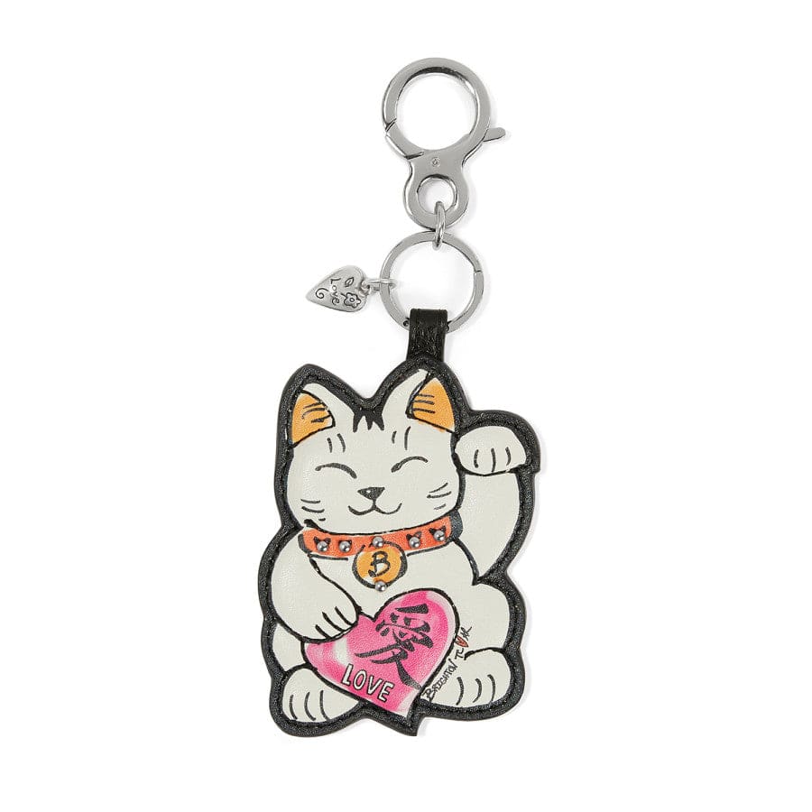 Tokyo-Inspired Maneki Neko Fortune Cat Handbag Fob Charm