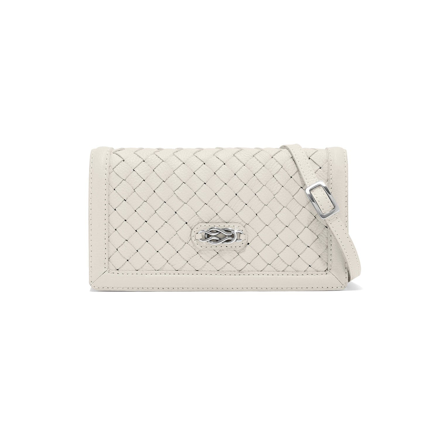 Interlok Braid Rockmore Wallet with Herringbone Design & Silver Hardware
