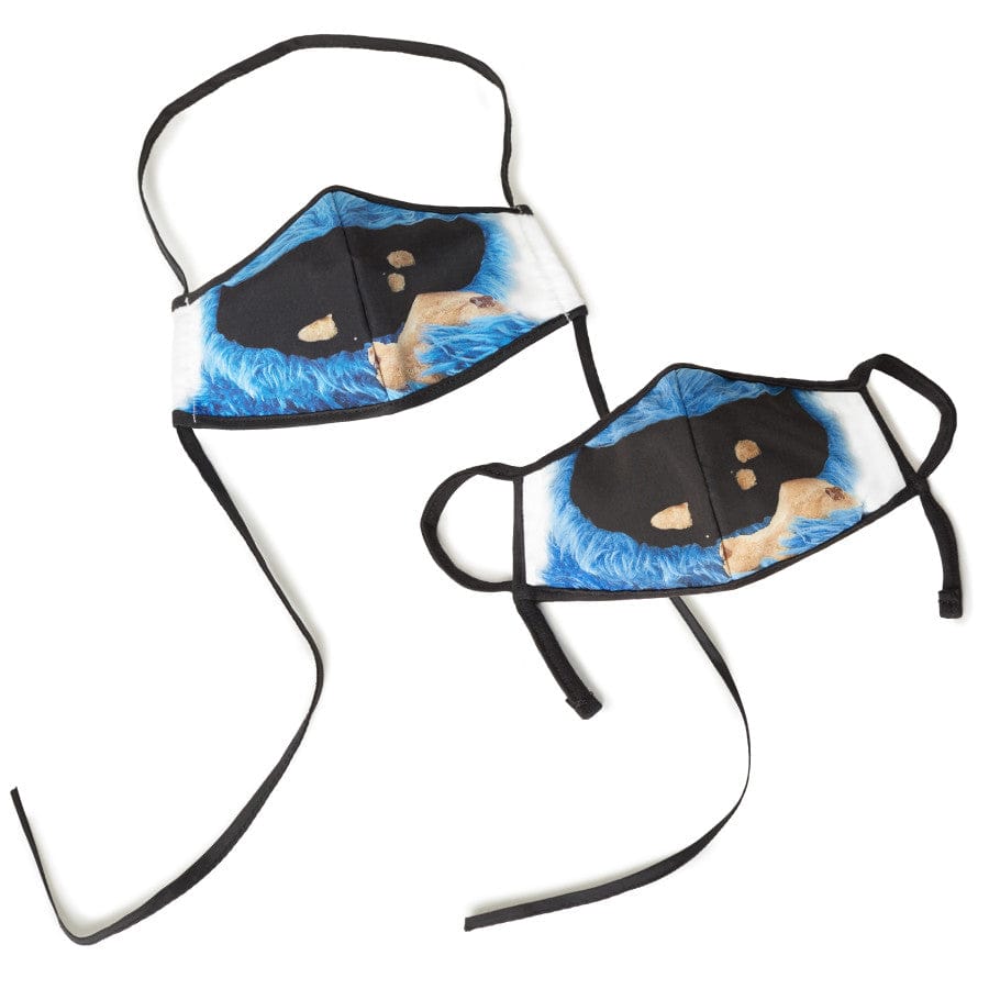 Sesame Street Cookie Monster Reusable Face Mask Set (2-Pack)