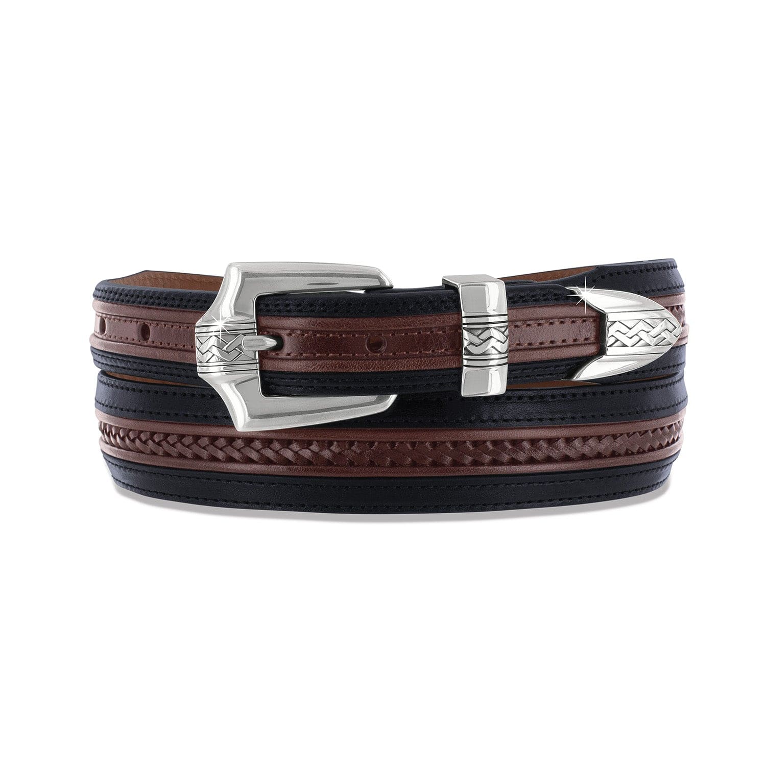 Men's Pinon Hills Leather Belt with Lace Inlay – Italian Calfskin