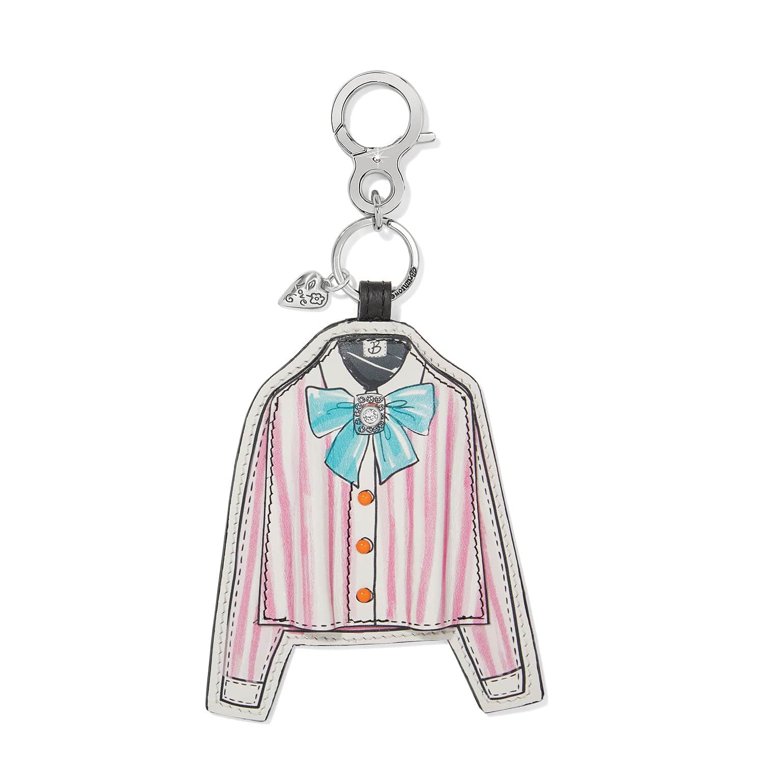 Handbag Shirt Charm - Hand-Enameled Bag Jewelry Accessory