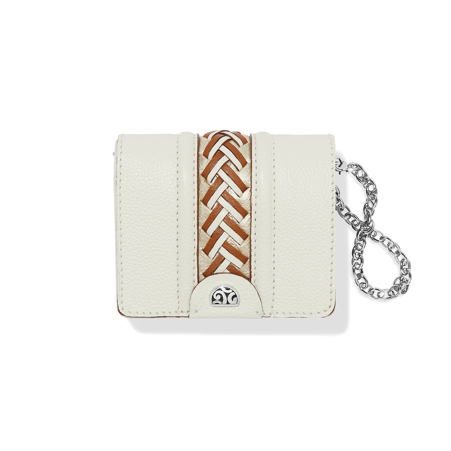 Belize Italian Leather Small Wallet with Detachable Chain Strap