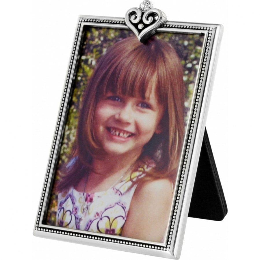Alcazar Silver Heart Crystal Picture Frame – Brighton Home Collection