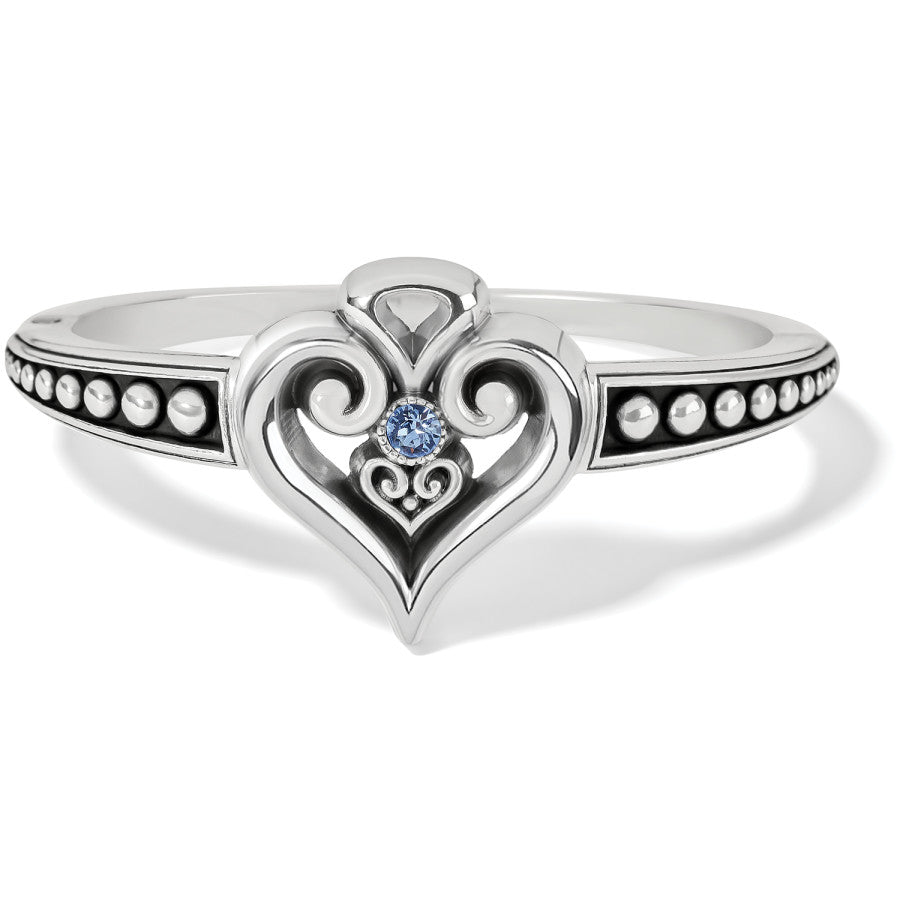 Alcazar Heart Glint Hinged Bangle - Inspired by Seville Palace