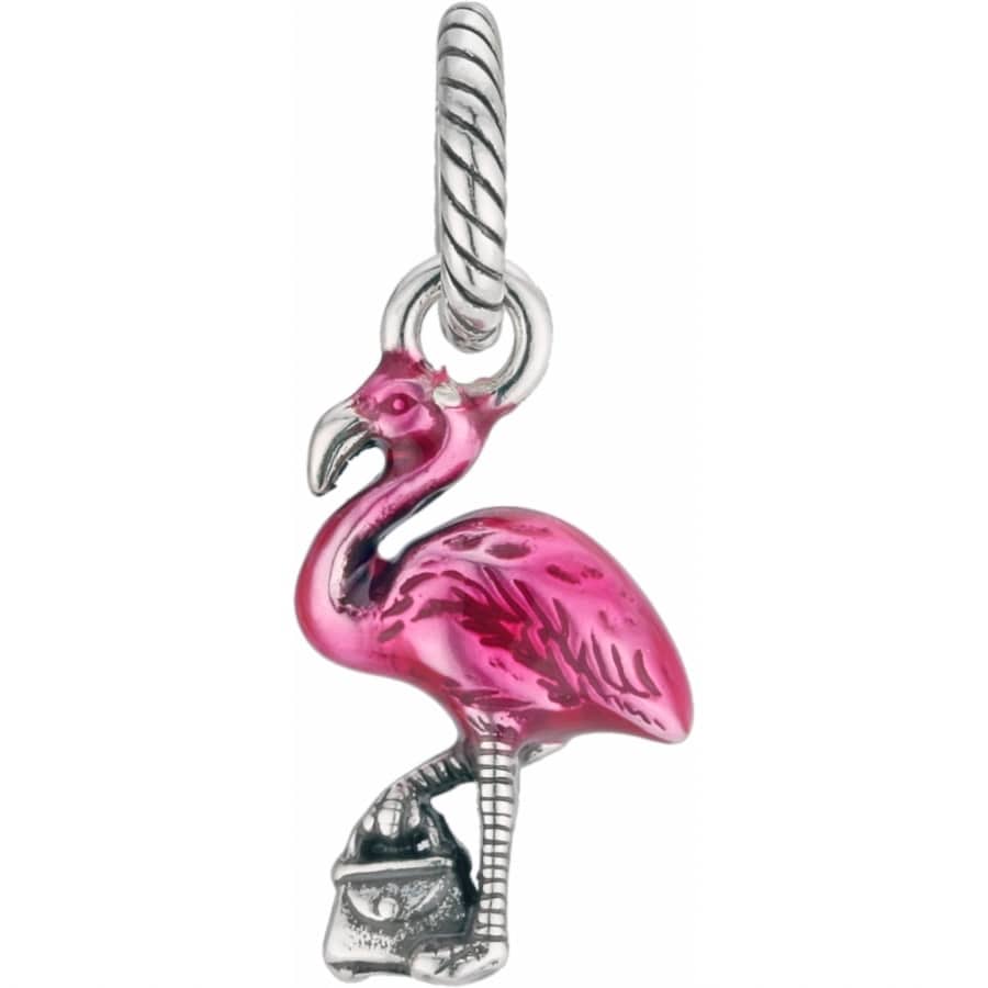 Pink Flamingo Charm for Handbag - Tropical Jewelry Gift