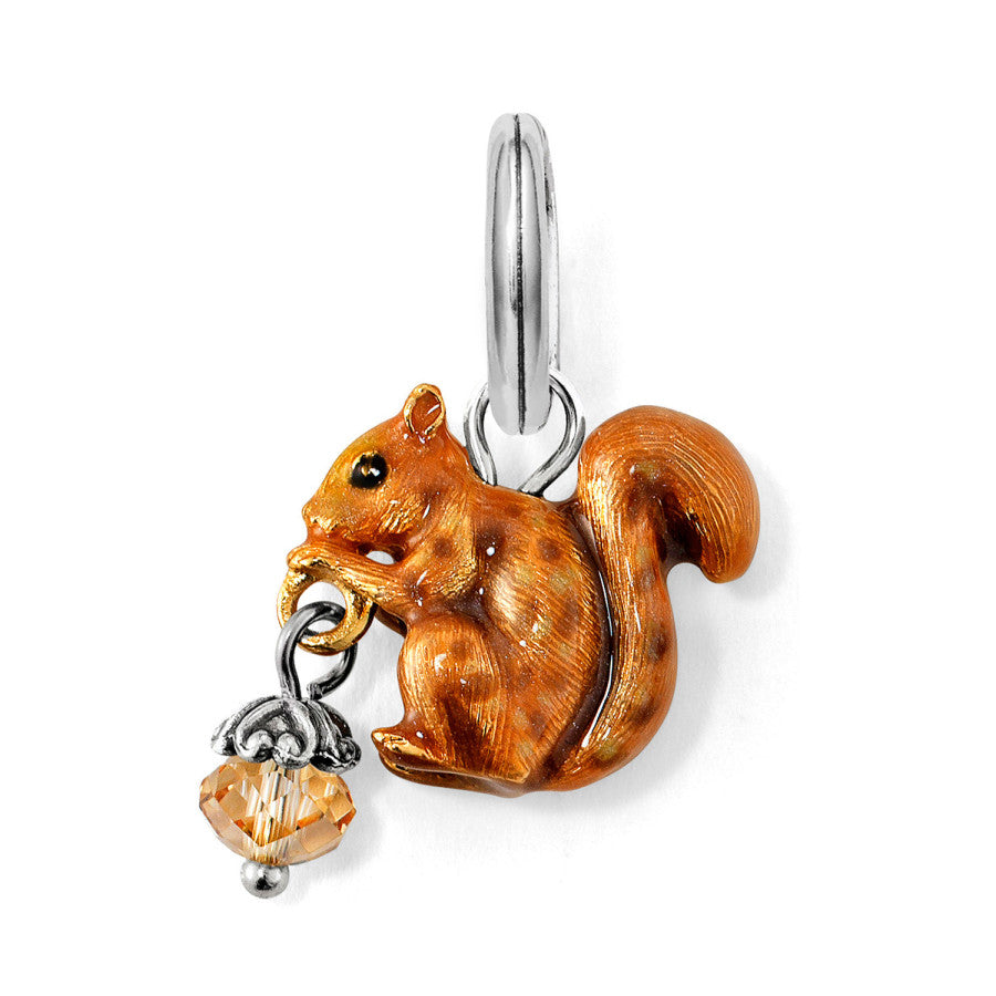 Squirrel Charm Bracelet Pendant for Fall & Winter Jewelry