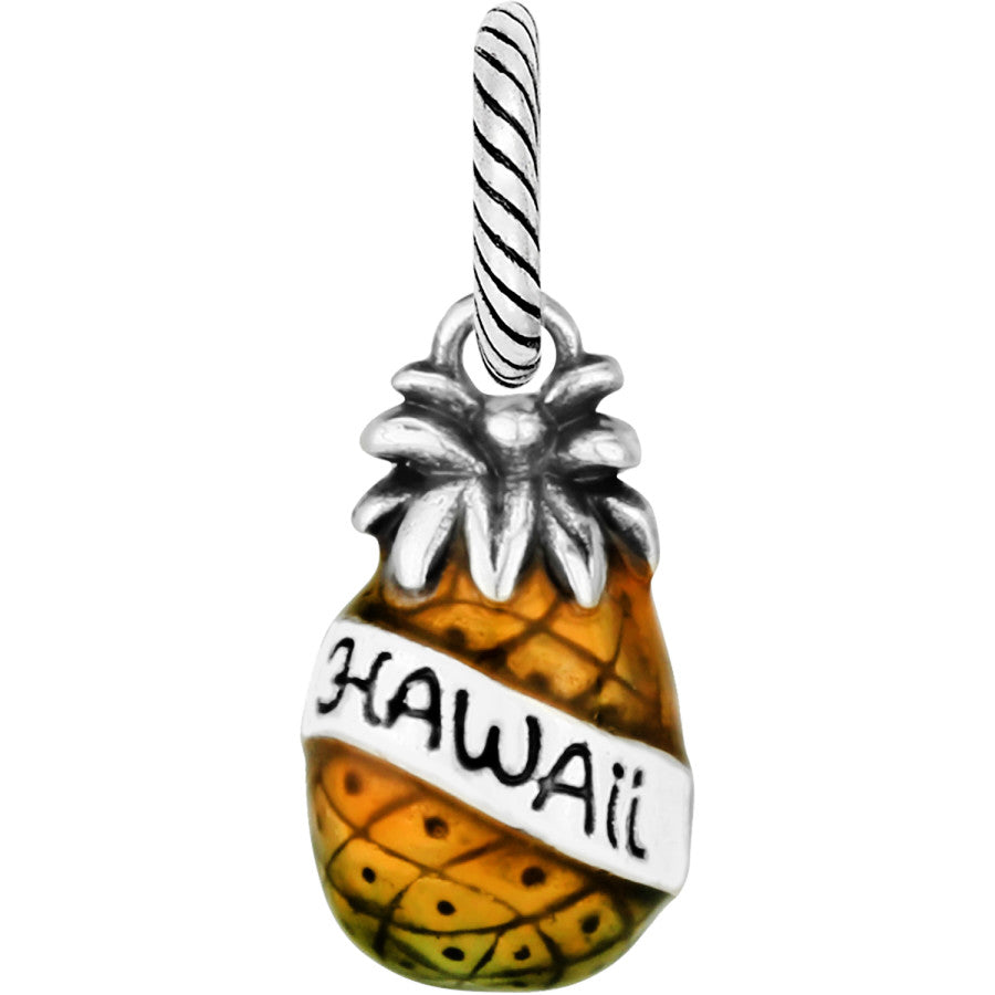 Hawaii Pineapple Charm - Tropical Beach Jewelry Pendant