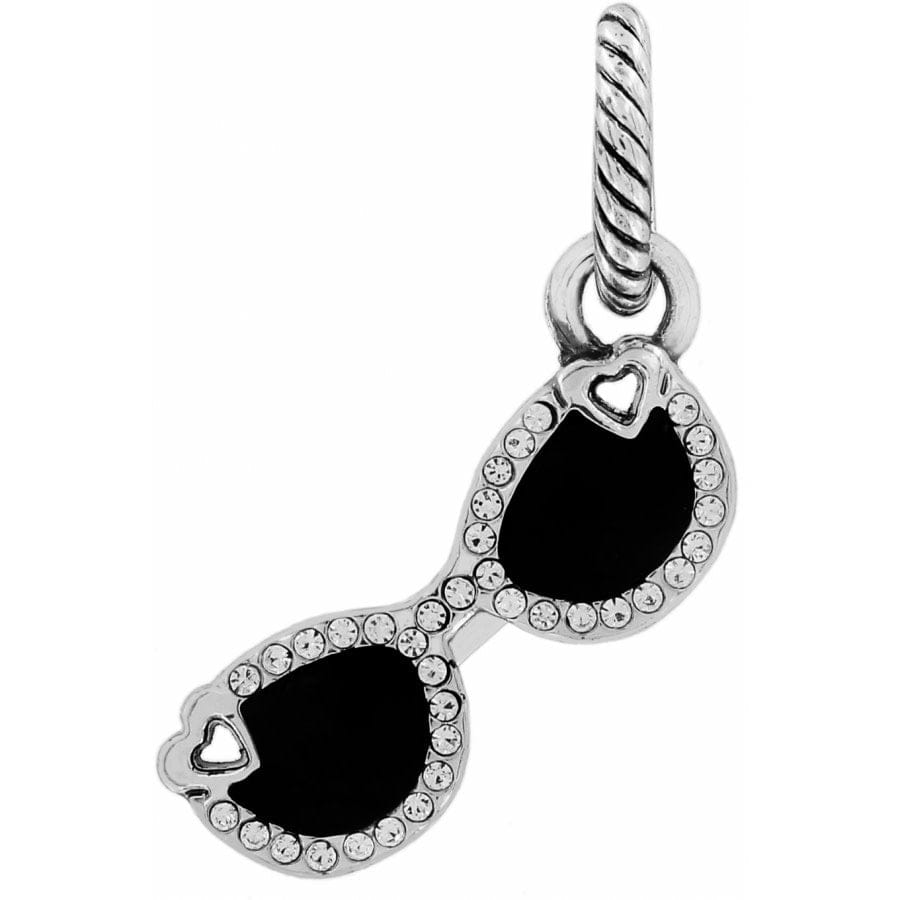Brighton Sunglasses Charm with Heart & Crystal Embellishment