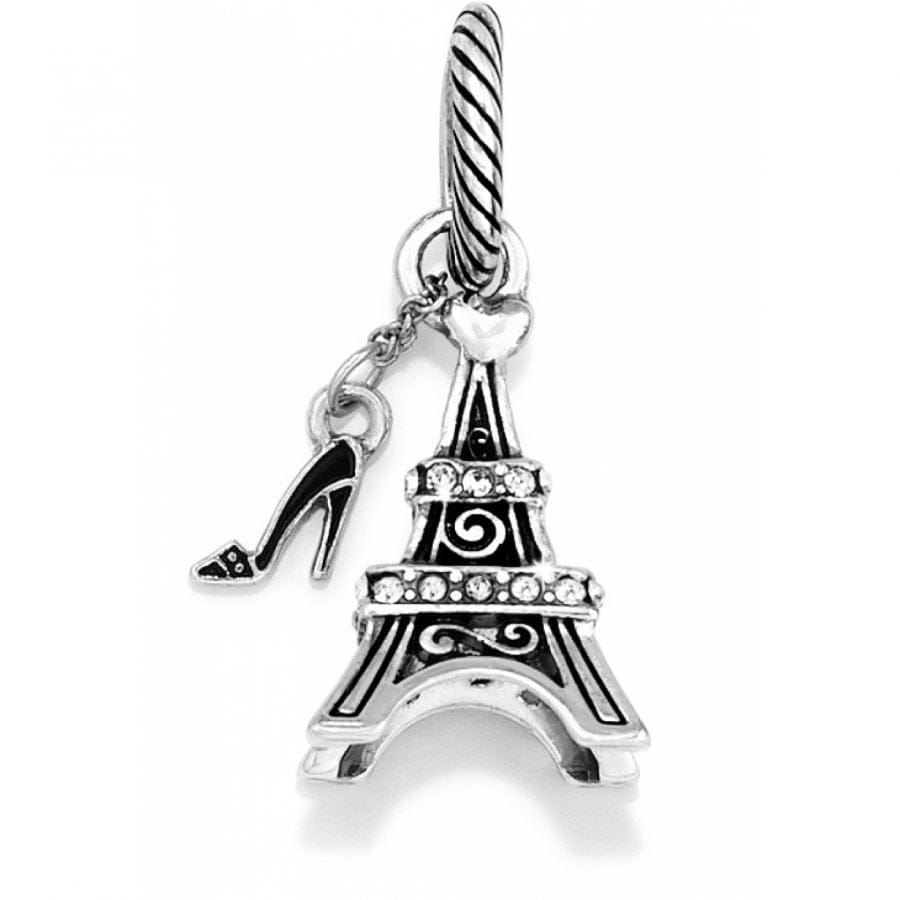 Paris Charm Necklace - Eiffel Tower & High Heel Pendant for Francophiles