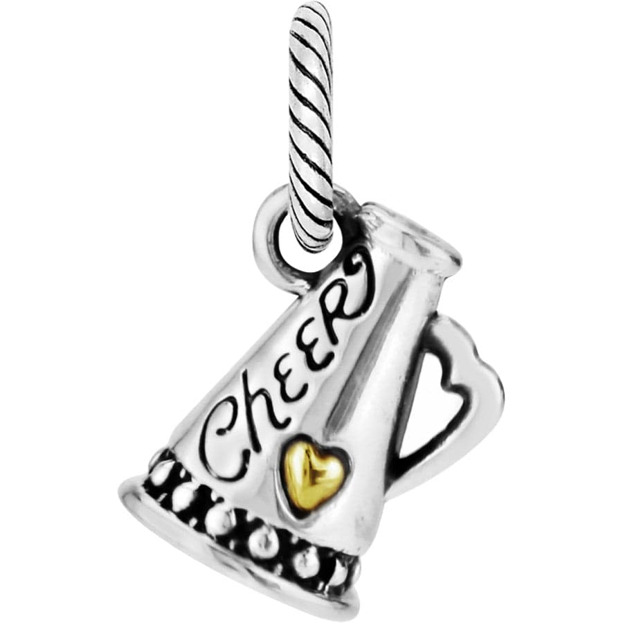 Cheerleader Megaphone Charm - Silver Plated Bracelet & Necklace Gift