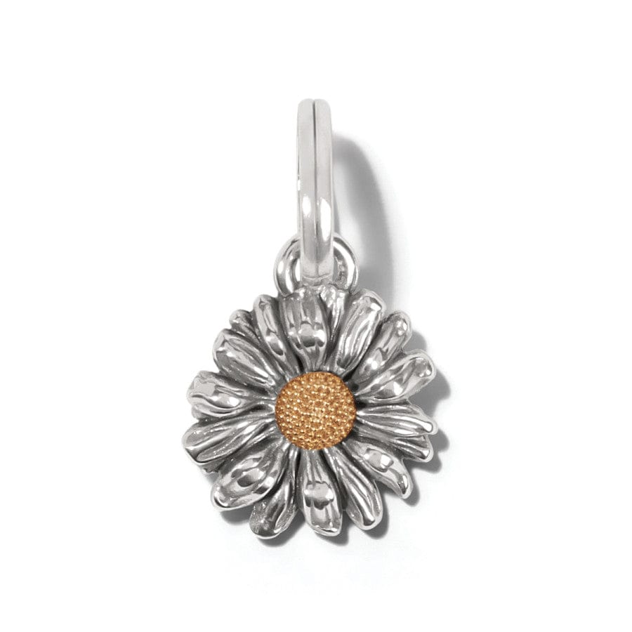 Hand-Enameled Daisy Charm for Jewelry Making - Daisy Dee