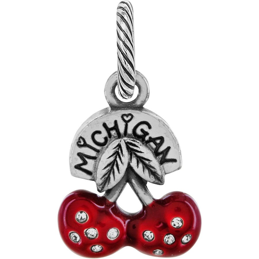 Michigan State Charm - Handcrafted Cherry Jewelry