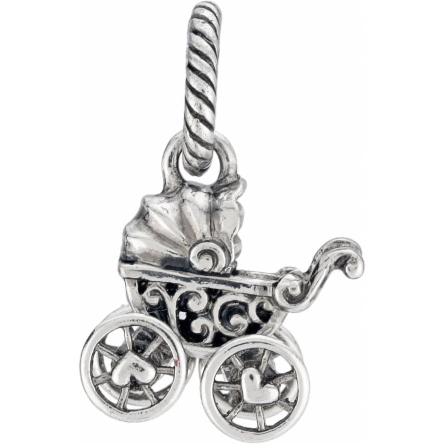 Sweet Pea Stroller Charm for Bracelet or Necklace - New Mom Gift