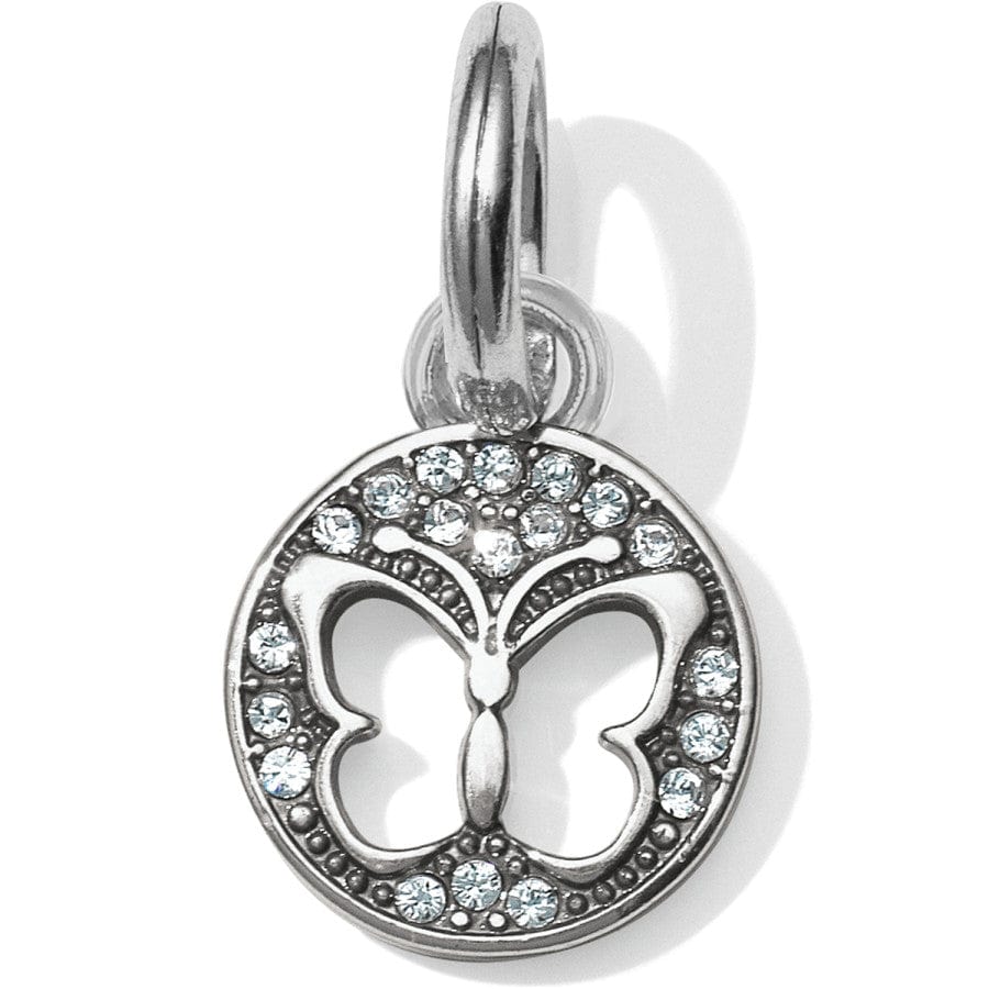 Handcrafted Crystal Butterfly Wing Amulet Necklace