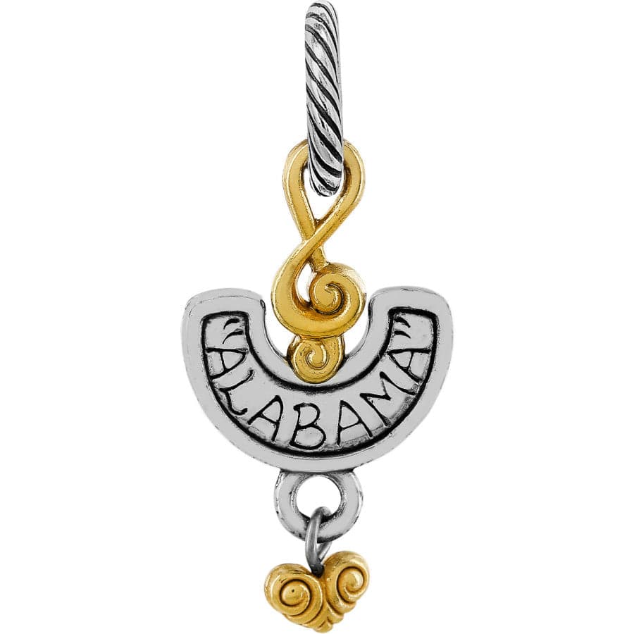 Sweet Home Alabama Charm Necklace with Musical Note Pendant