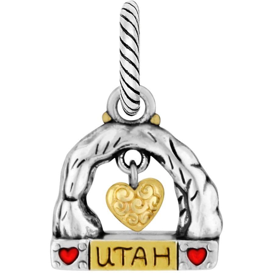 Utah Rainbow Bridge Charm - Two-Tone Jewelry