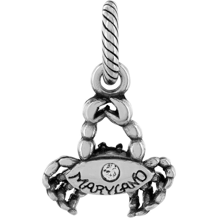 Maryland Crab Charm Jewelry - Whimsical State-Themed Pendant