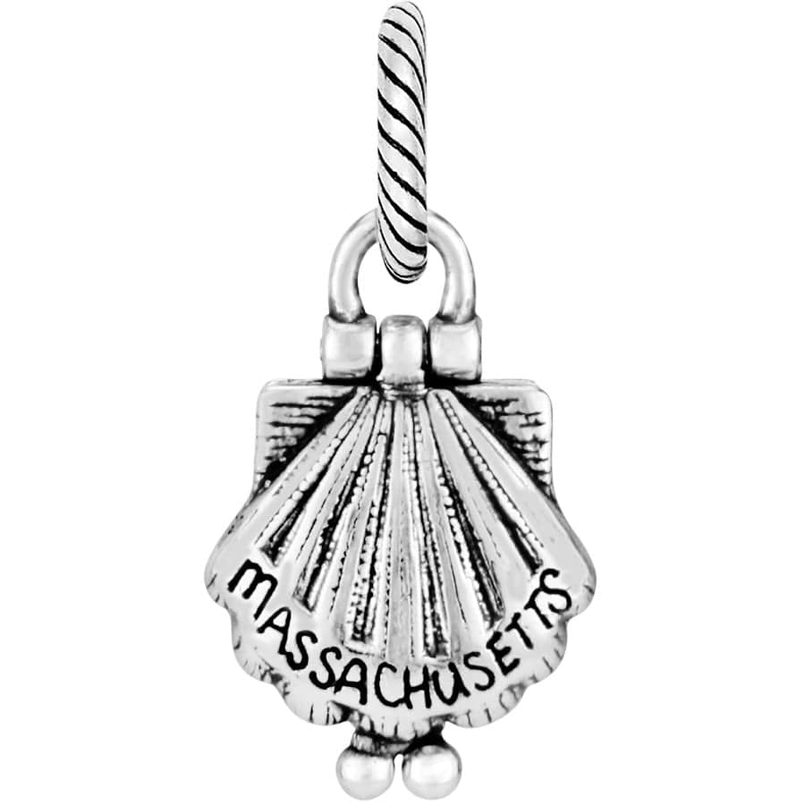 Massachusetts Clam Digger Charm with Pearly Surprise