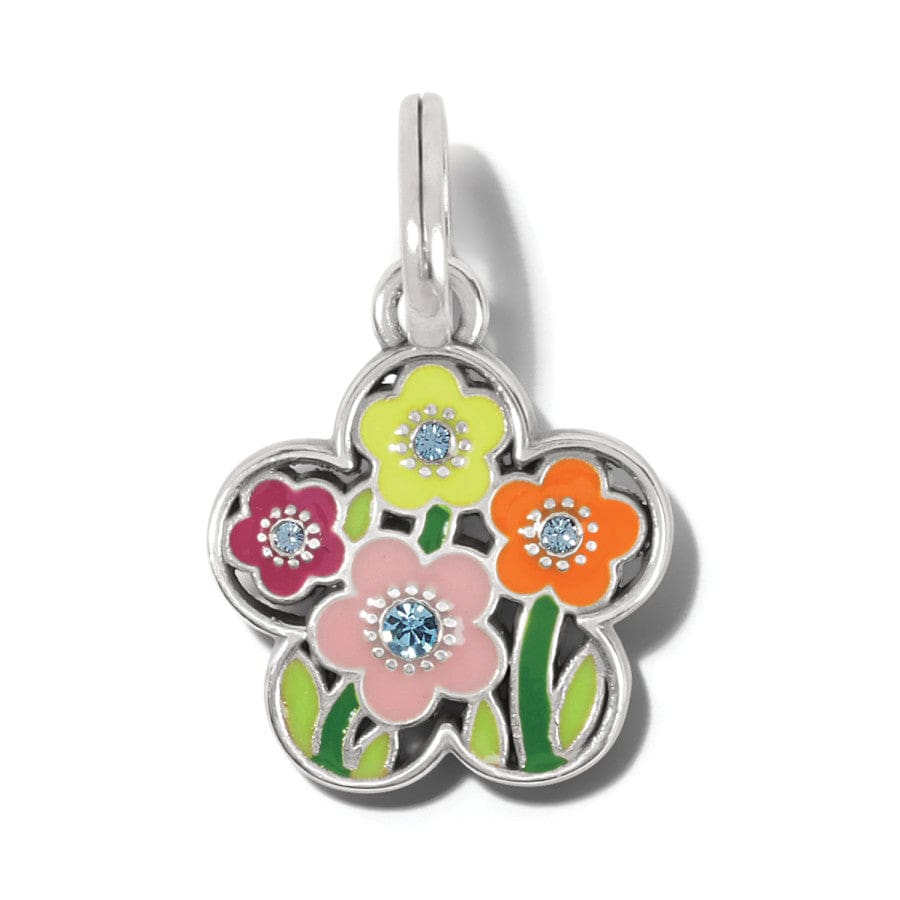 Hand-Enameled Flower Charm - Nature's Charms Spring Accent