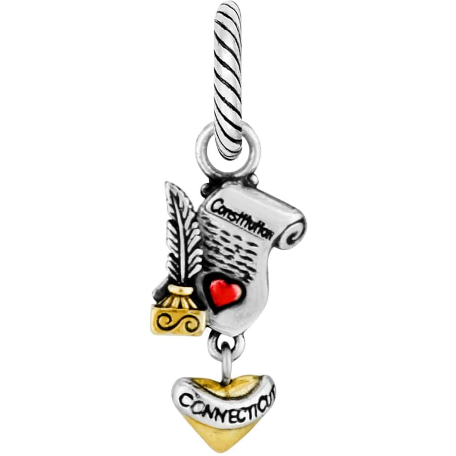 Connecticut State Constitution Charm - Historical Jewelry