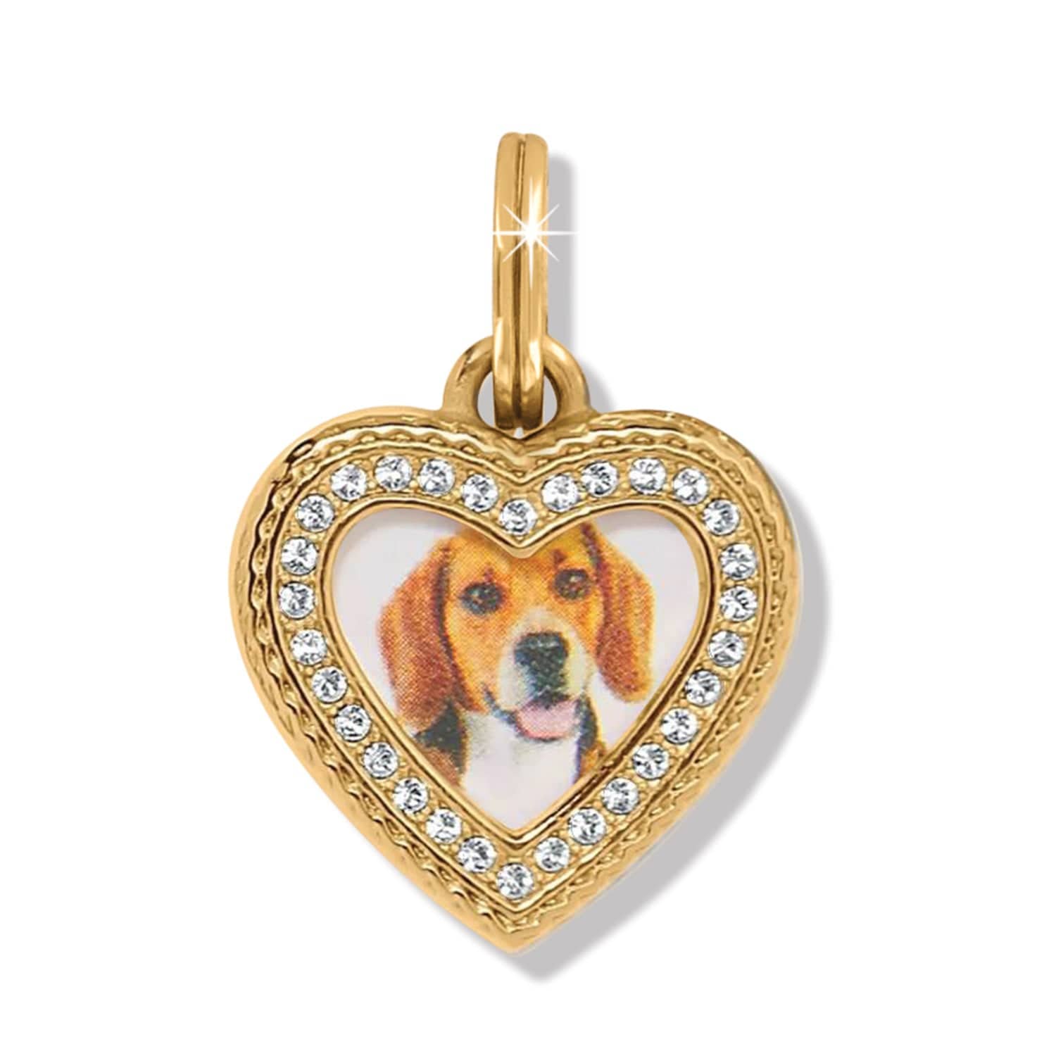 Golden Heart Photo Charm - Personalized Keepsake Locket for Loved Ones