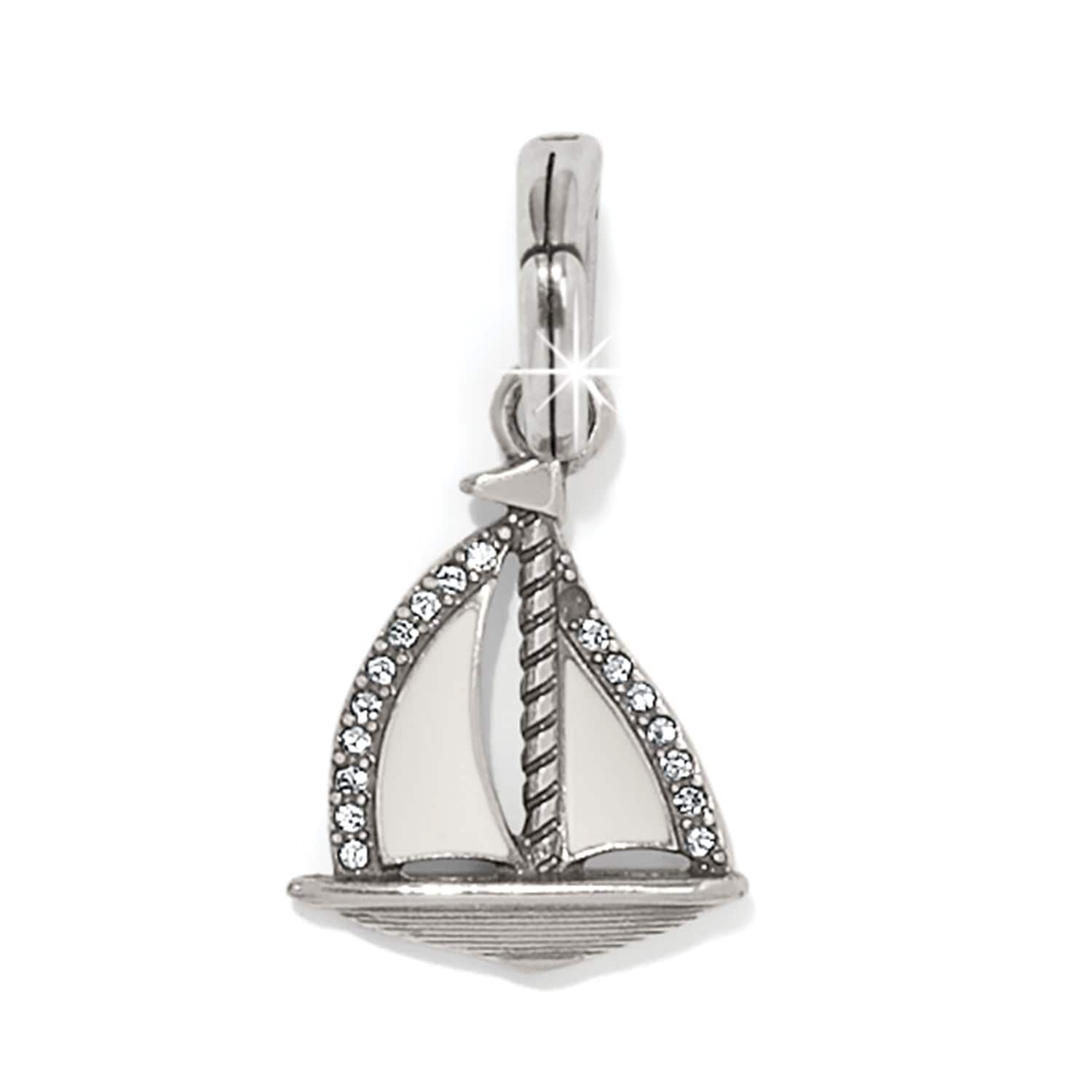 Yacht Club Boat Charm for Jewelry Making