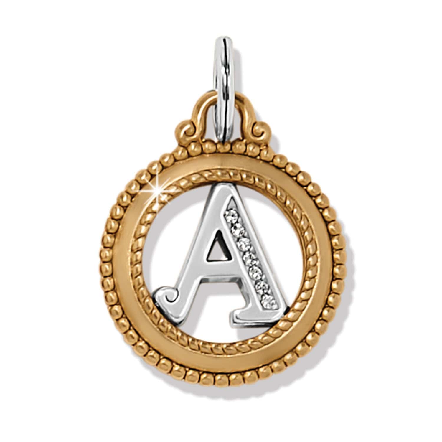 Art Deco Monogram Charm - Vintage-Inspired ABC Jewelry
