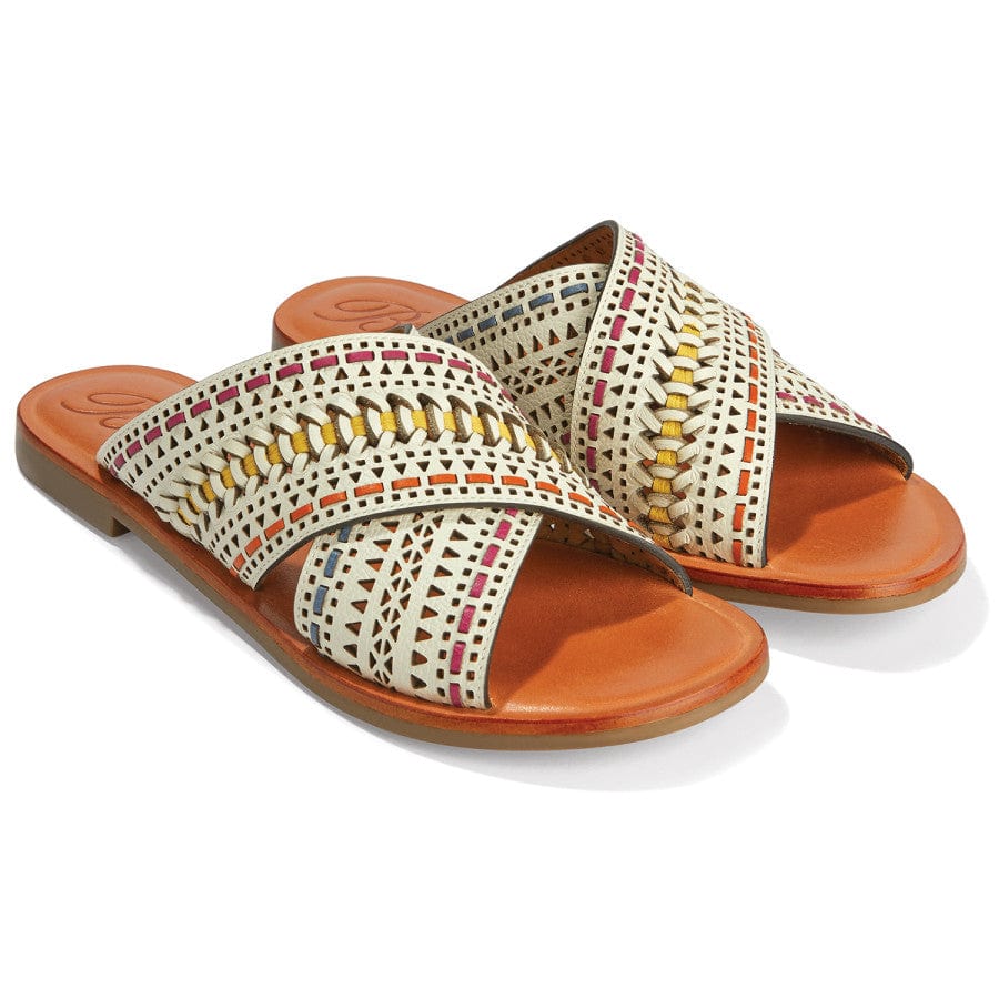 Amanda Hand-Laced Huarache Flat Sandals – Multi-Color Artisan