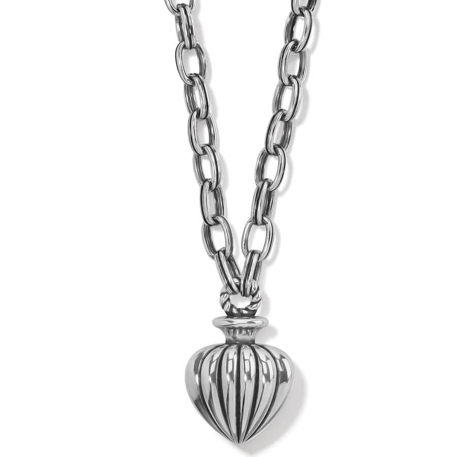 Silver Amphora Statement Necklace - 12th Century Cathedral Inspired Jewelry