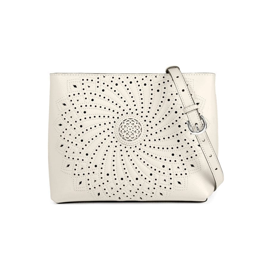 Ferrara Annetta Leather Crossbody Bag with Suede Interior