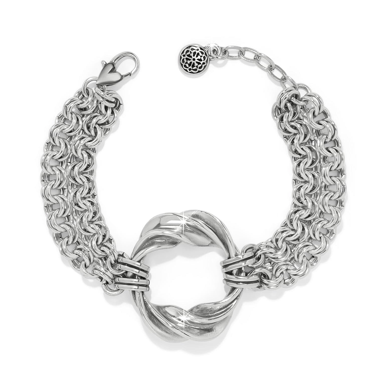Antica Double Chain Bracelet for Women - Roman Greek Ionic Design