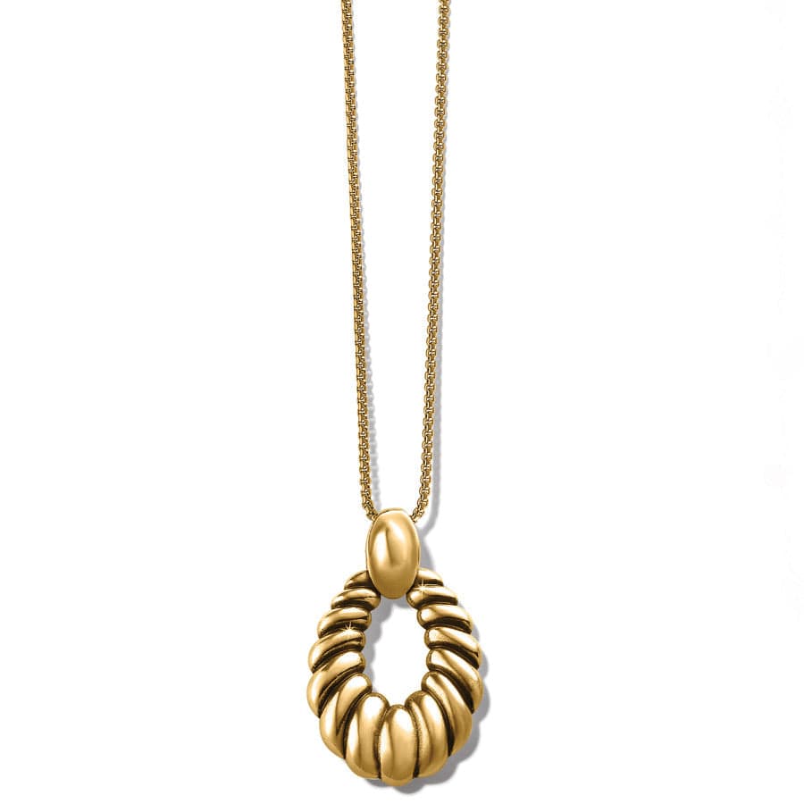 Athena Scalloped Pendant Necklace - Timeless Greek Jewelry