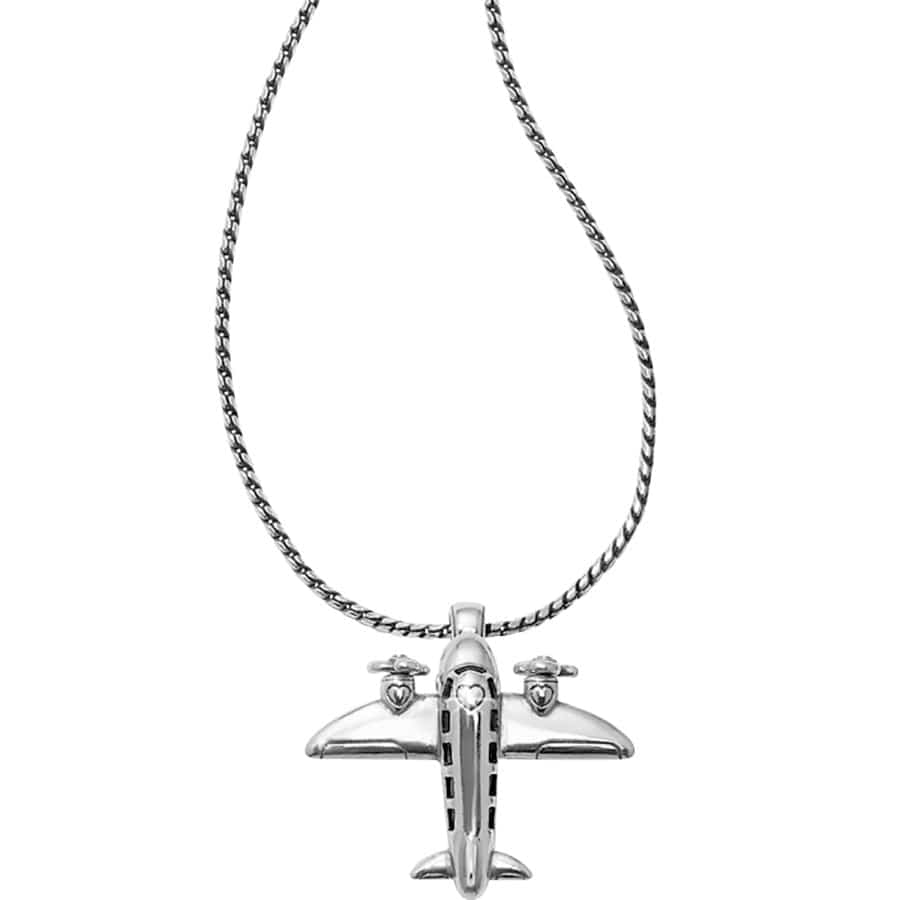Pilot Aviator Badge Clip Necklace for Travelers
