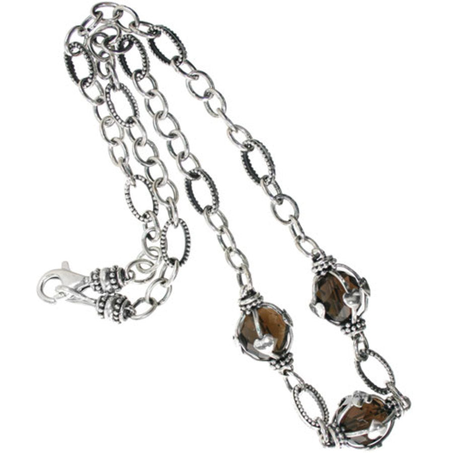 Handcrafted Bali Sterling Silver Layering Necklace with Beads