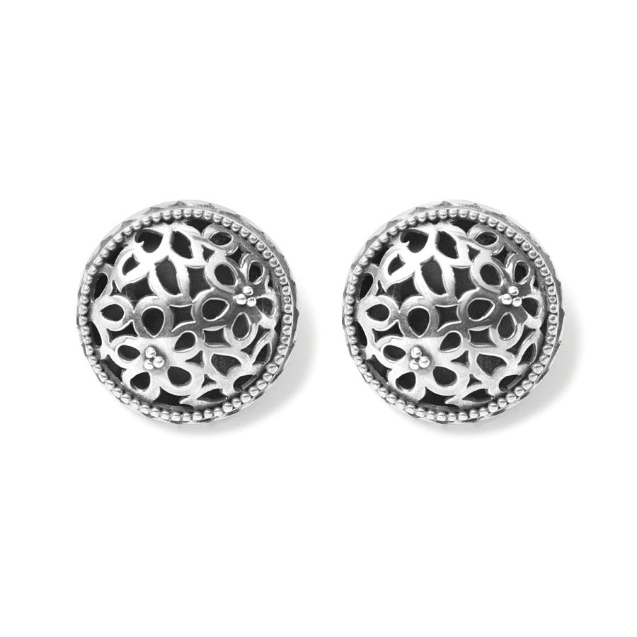 Handcrafted Bali Lacy Daisy Clip-On Earrings