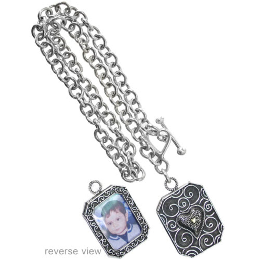 Handcrafted Balinese Sterling Silver Photo Necklace – Wish Design