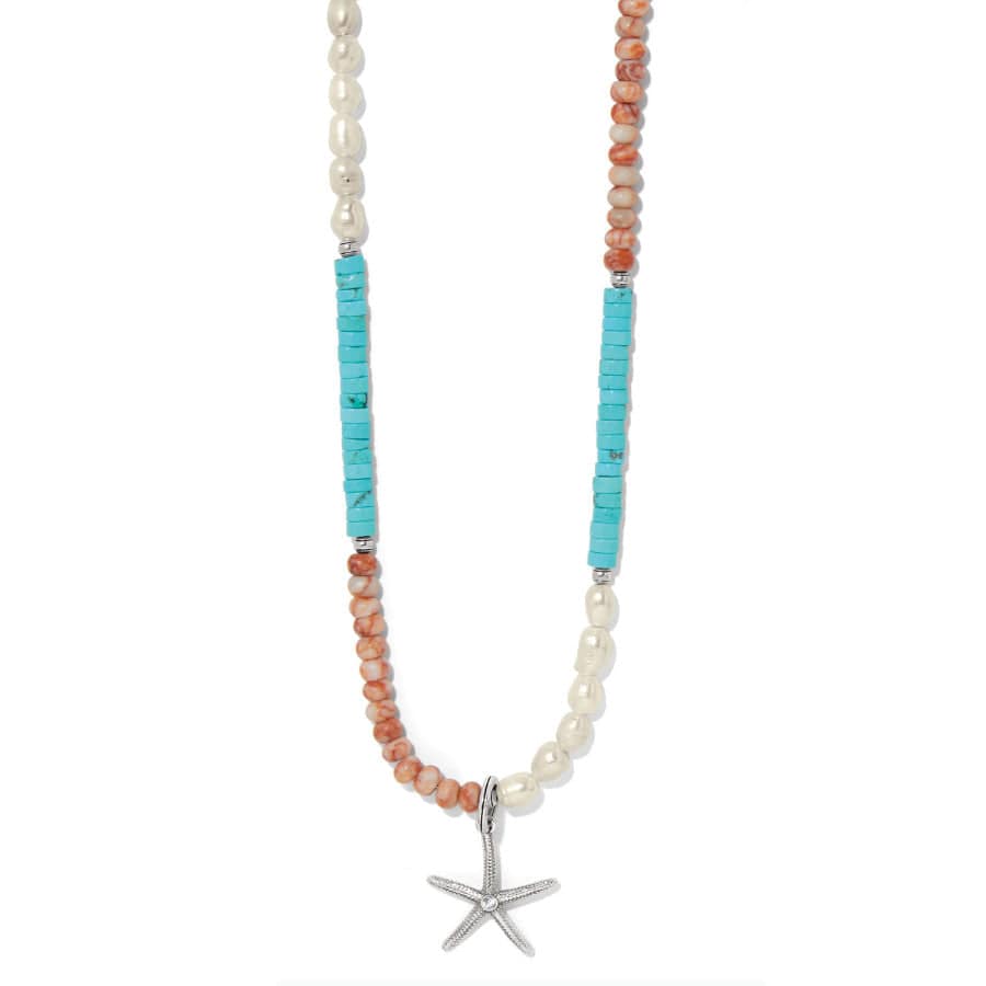 Handcrafted Beachcomber Necklace with Pearls & Starfish Charm