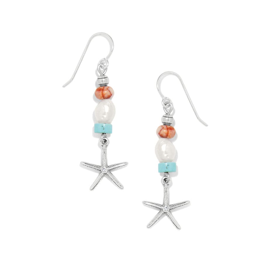 Handcrafted French Wire Earrings with Pearls & Starfish