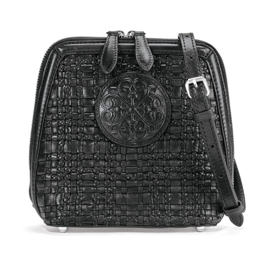 Bettina Mini Leather Crossbody Bag with Handwoven Braided Design