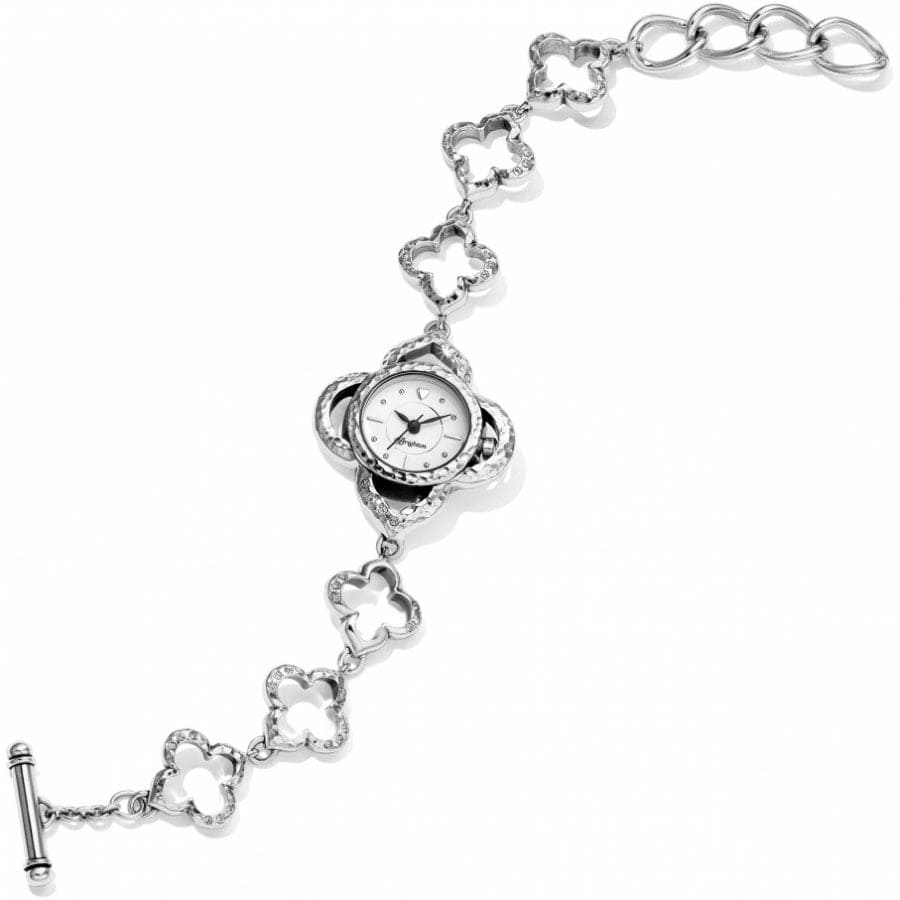 Bilbao Crystal Accented Elegant Watch with Adjustable Toggle