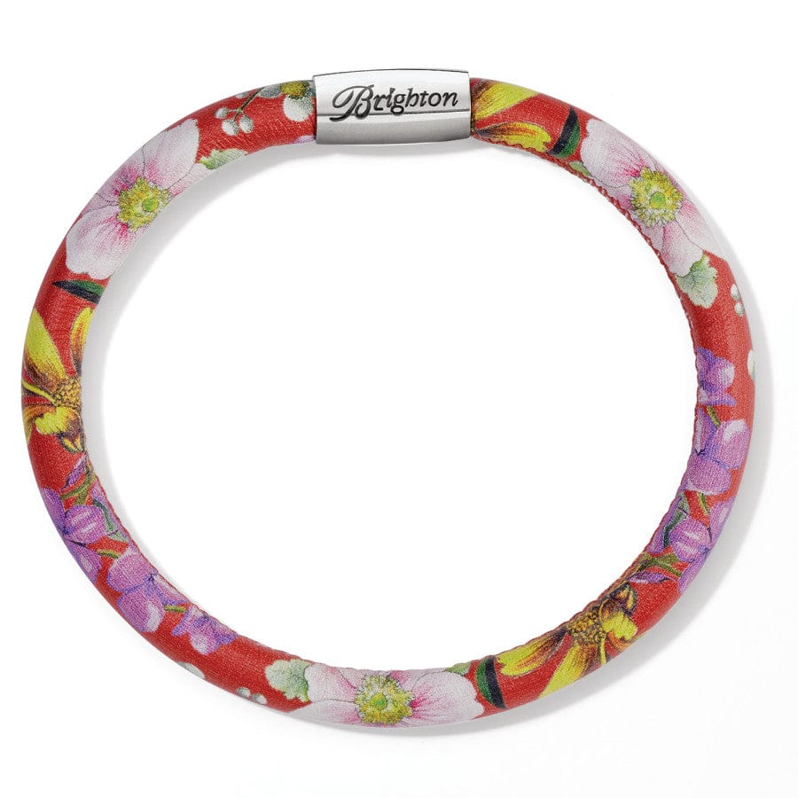 Blossom Hill Floral Leather Bracelet - Woodstock Design