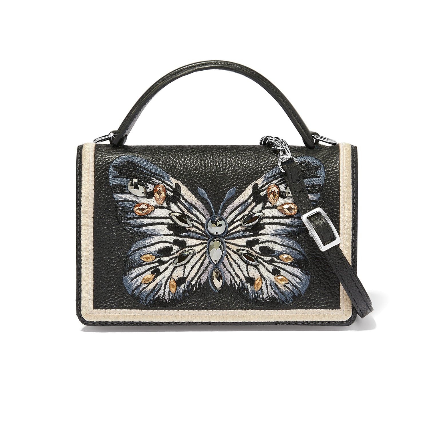 Handcrafted Brielle Mini Bag with Embroidered Design | Botanique