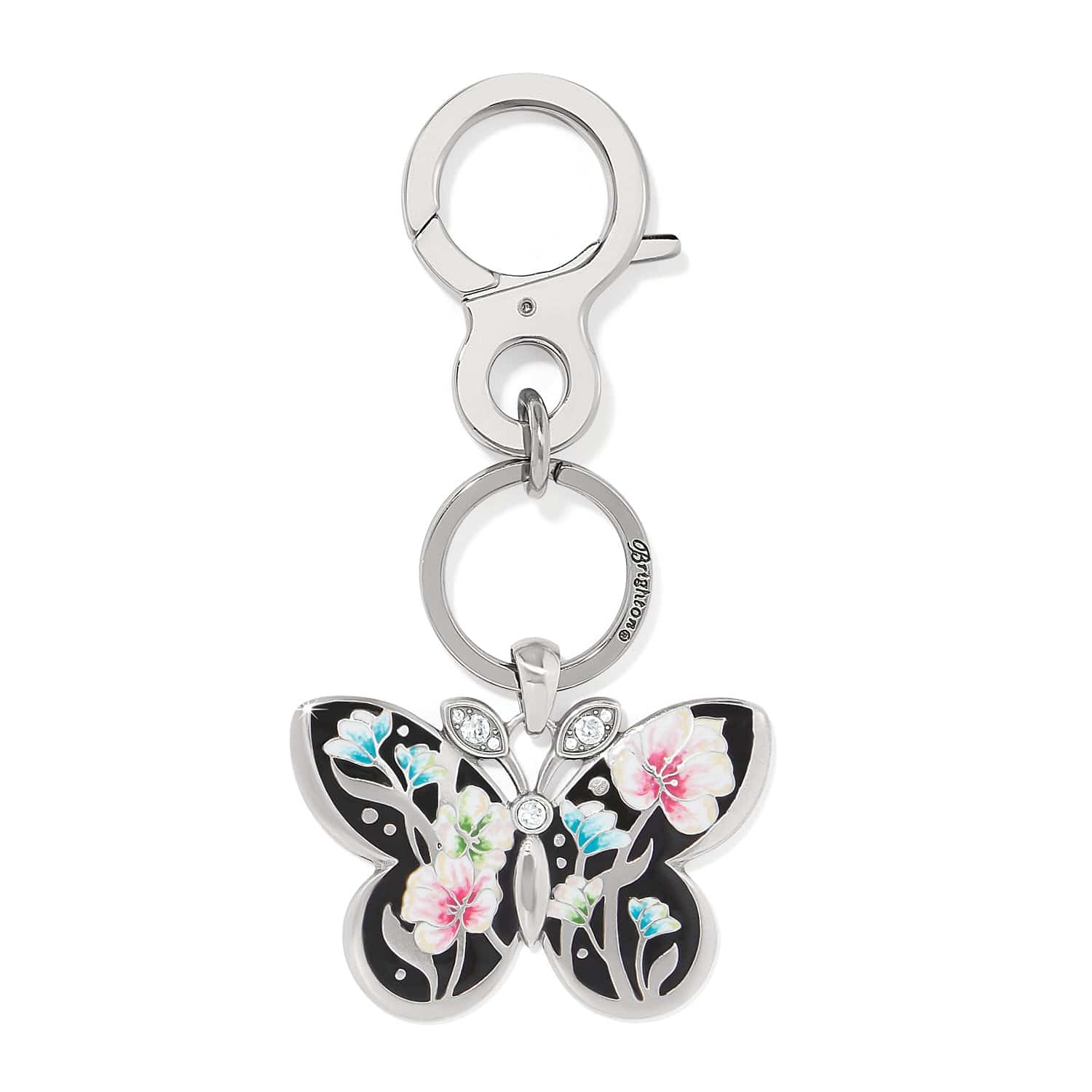 Handcrafted Enamel Botanique Handbag Charm Fob