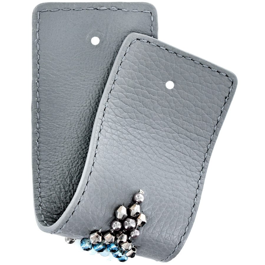 Christo Lodhi Hand-Beaded Leather Wide Strap for New Delhi Cuff