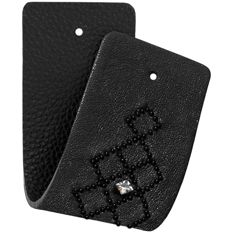 Christo Zenith Hand-Beaded Leather Wide Strap for New Delhi Cuff