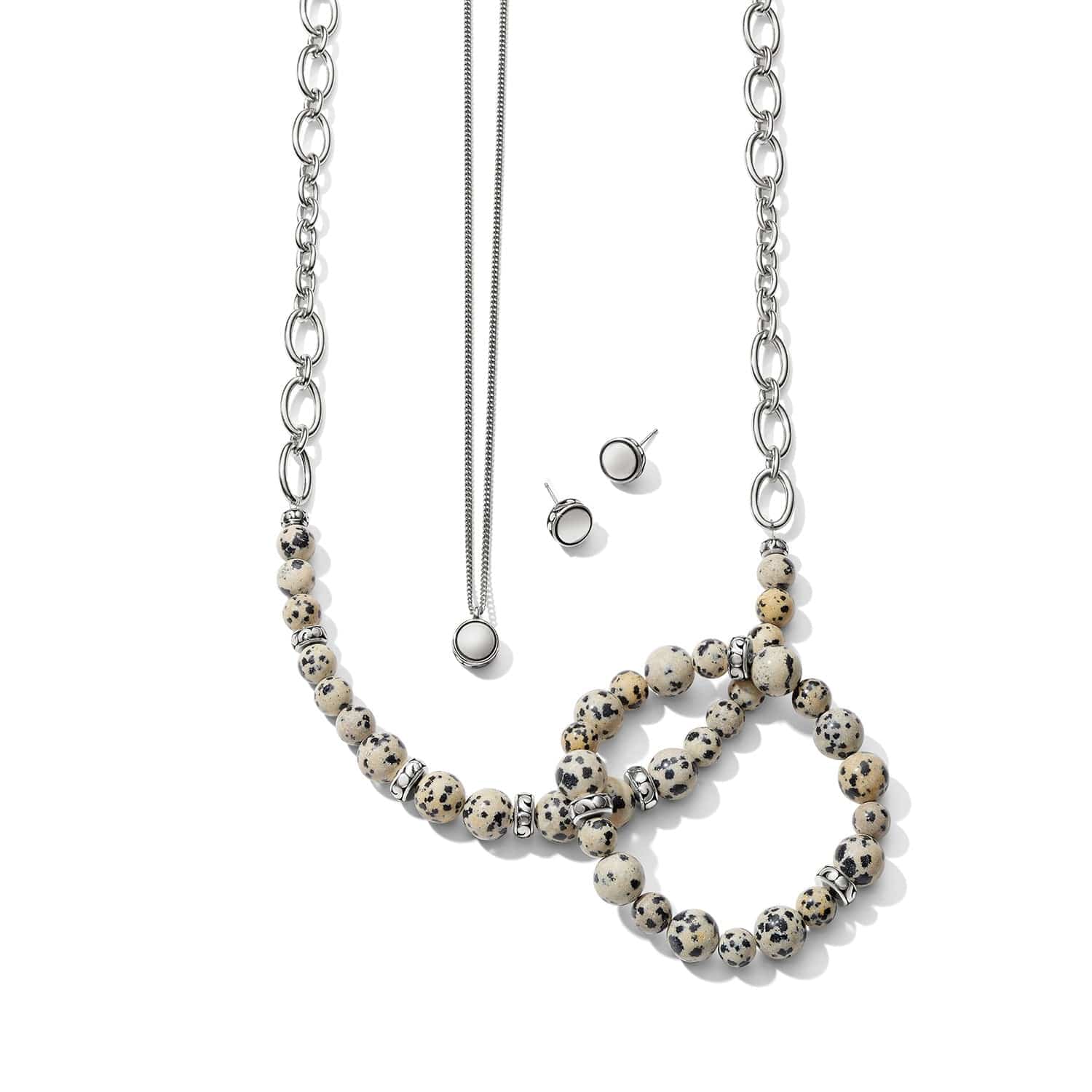 Dalmatian Jasper Stretch Bracelet – Contempo Zoic Jewelry