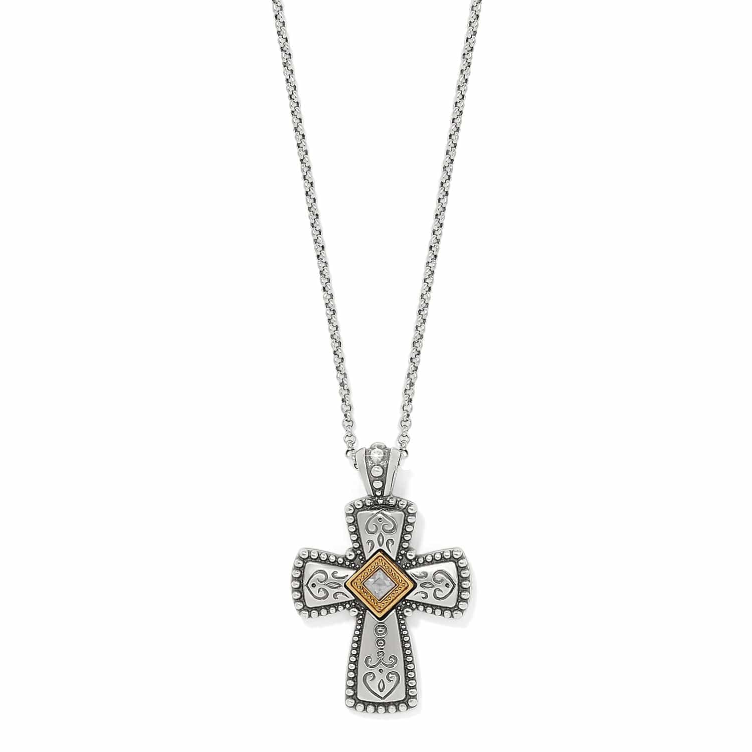 Faith Inspired Brighton Cross Necklace for Women - Devotional Jewelry Gift