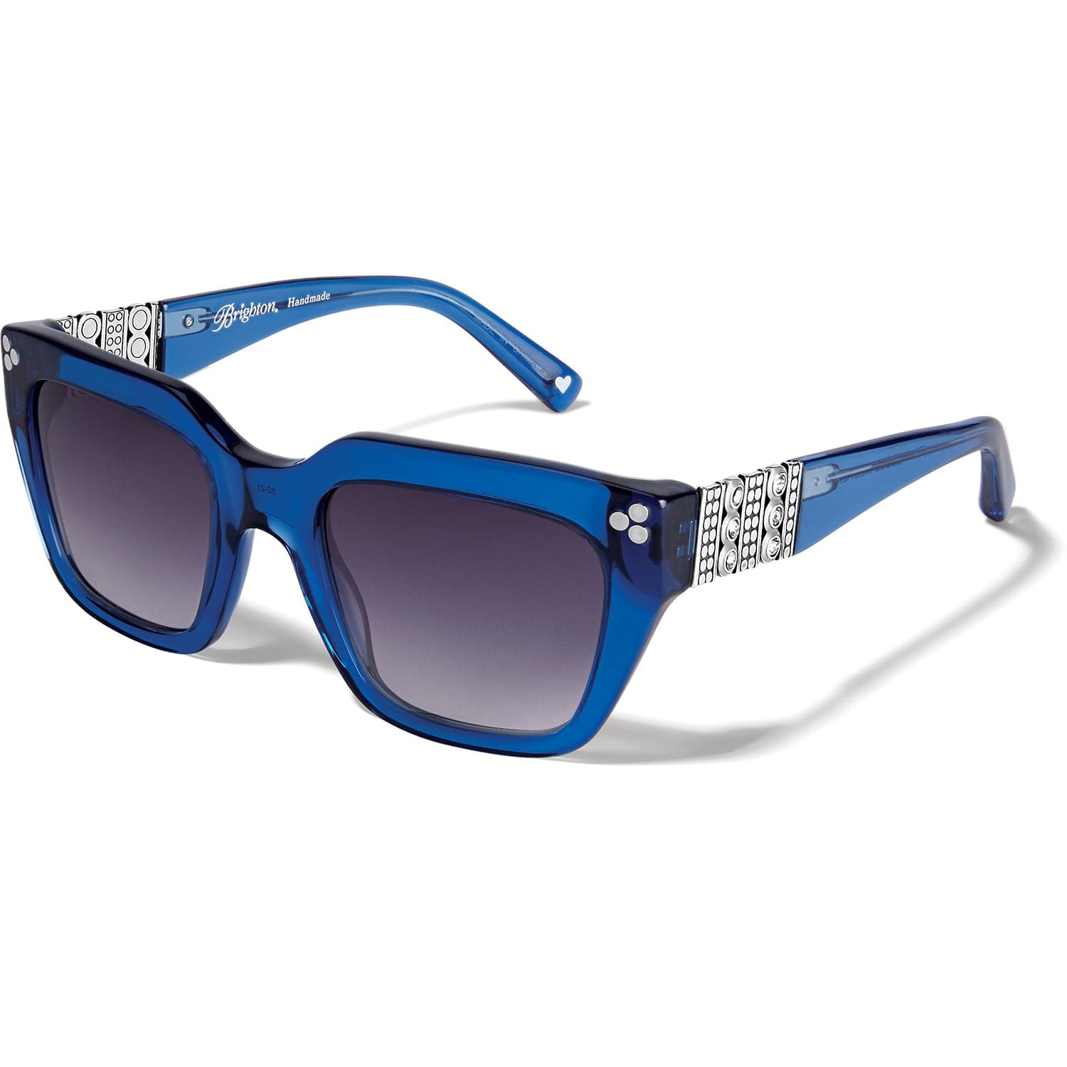 Pebble Medali Blue Translucent Sunglasses with Gray Lenses
