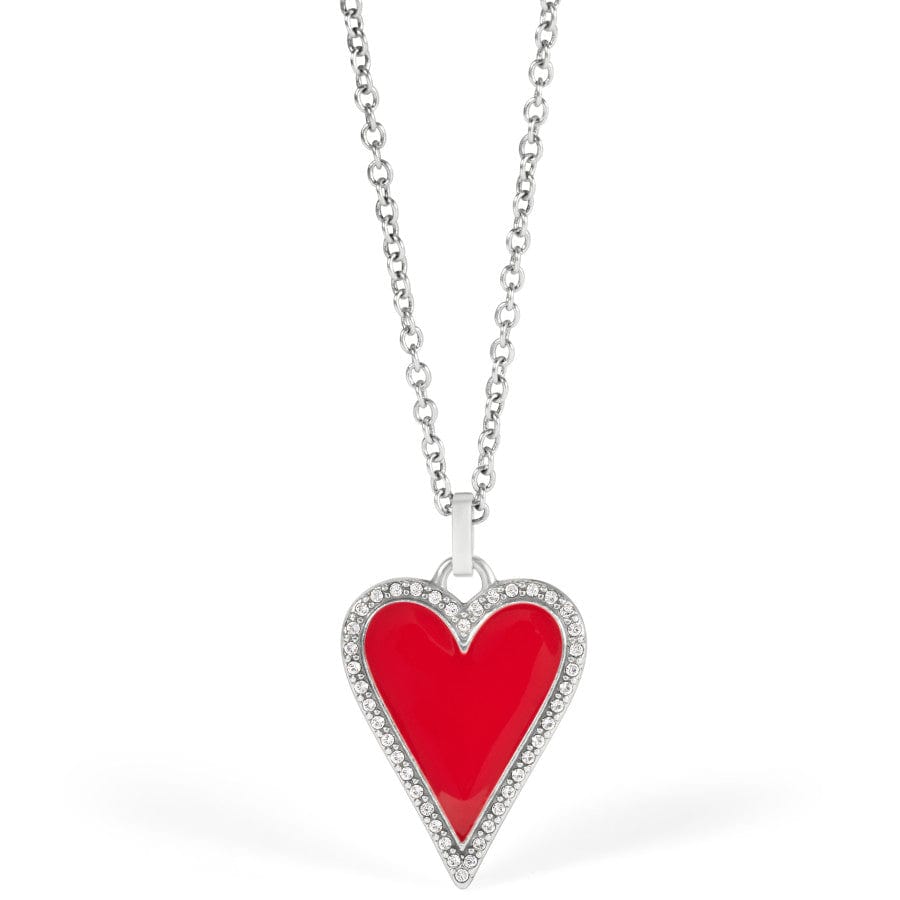 Sparkling Crystal Heart Necklace for Women - Romantic Love Jewelry